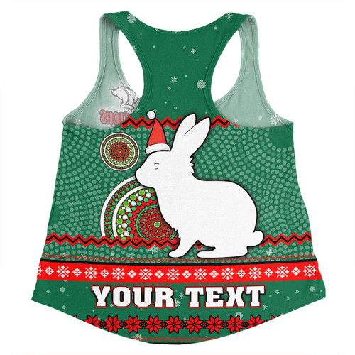 South Sydney Rabbitohs Custom Women Racerback Singlet - Ugly Xmas And Aboriginal Patterns For Die Hard Fan Women Racerback Singlet South Sydney Rabbitohs Custom Women Racerback Singlet - Ugly Xmas And Aboriginal Patterns For Die Hard Fan Women Racerback Singlet