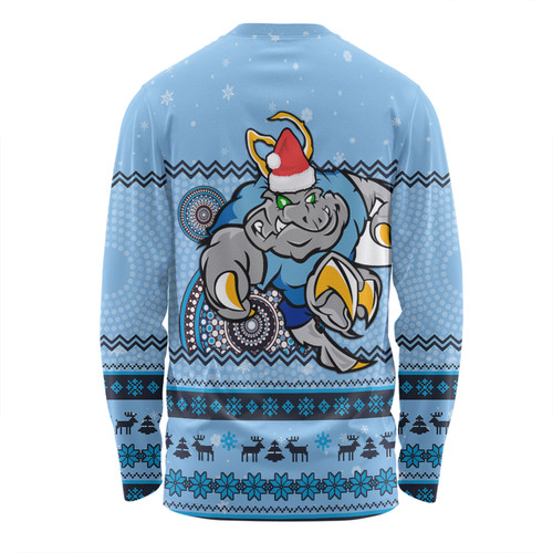 New South Wales Cockroaches Christmas Custom Long Sleeve T-shirt - Ugly Xmas And Aboriginal Patterns For Die Hard Fan Long Sleeve T-shirt New South Wales Cockroaches Christmas Custom Long Sleeve T-shirt - Ugly Xmas And Aboriginal Patterns For Die Hard Fan Long Sleeve T-shirt