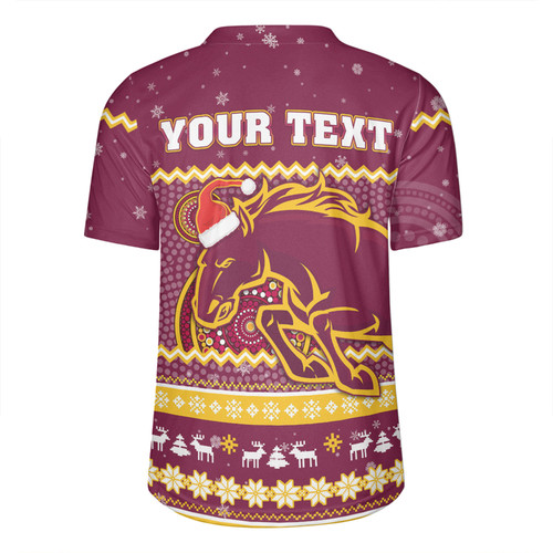 Brisbane Broncos Christmas Custom Rugby Jersey - Ugly Xmas And Aboriginal Patterns For Die Hard Fan Rugby Jersey Brisbane Broncos Christmas Custom Rugby Jersey - Ugly Xmas And Aboriginal Patterns For Die Hard Fan Rugby Jersey
