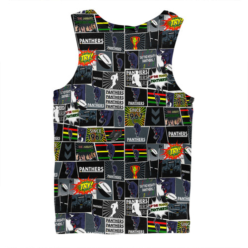 Penrith Panthers Men Singlet - Team Of Us Die Hard Fan Supporters Comic Style Men Singlet Penrith Panthers Men Singlet - Team Of Us Die Hard Fan Supporters Comic Style Men Singlet