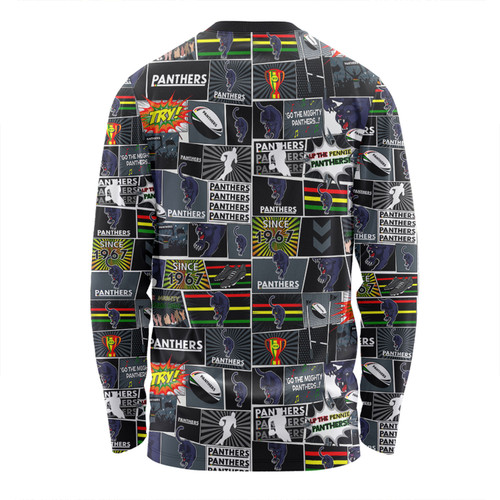 Penrith Panthers Long Sleeve T-shirt - Team Of Us Die Hard Fan Supporters Comic Style Long Sleeve T-shirt Penrith Panthers Long Sleeve T-shirt - Team Of Us Die Hard Fan Supporters Comic Style Long Sleeve T-shirt