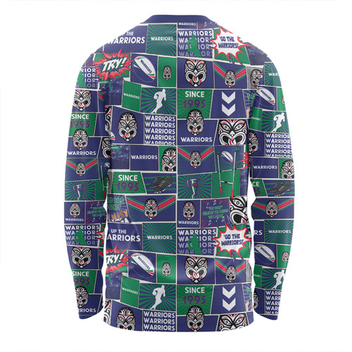 New Zealand Warriors Long Sleeve T-shirt - Team Of Us Die Hard Fan Supporters Comic Style Long Sleeve T-shirt New Zealand Warriors Long Sleeve T-shirt - Team Of Us Die Hard Fan Supporters Comic Style Long Sleeve T-shirt