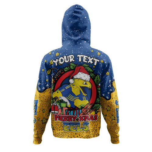 Parramatta Eels Christmas Custom Hoodie - Merry Christmas Our Beloved Team With Aboriginal Dot Art Pattern Hoodie Parramatta Eels Christmas Custom Hoodie - Merry Christmas Our Beloved Team With Aboriginal Dot Art Pattern Hoodie