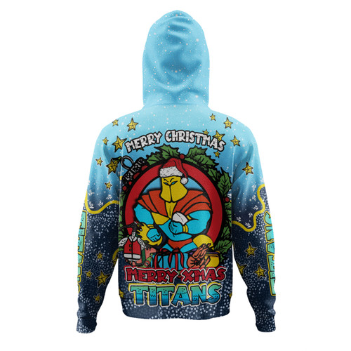 Gold Coast Titans Christmas Custom Hoodie - Merry Christmas Our Beloved Team With Aboriginal Dot Art Pattern Hoodie Gold Coast Titans Christmas Custom Hoodie - Merry Christmas Our Beloved Team With Aboriginal Dot Art Pattern Hoodie