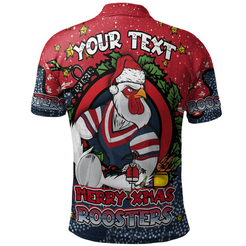 Sydney Roosters Christmas Custom Polo Shirt - Merry Christmas Our Beloved Team With Aboriginal Dot Art Pattern Polo Shirt Sydney Roosters Christmas Custom Polo Shirt - Merry Christmas Our Beloved Team With Aboriginal Dot Art Pattern Polo Shirt