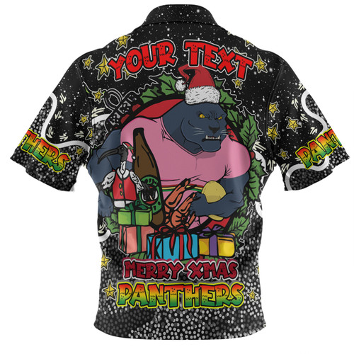 Penrith Panthers Christmas Custom Hawaiian Shirt - Merry Christmas Our Beloved Team With Aboriginal Dot Art Pattern Hawaiian Shirt Penrith Panthers Christmas Custom Hawaiian Shirt - Merry Christmas Our Beloved Team With Aboriginal Dot Art Pattern Hawaiian Shirt