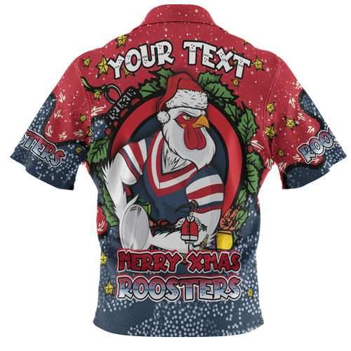 Sydney Roosters Christmas Custom Hawaiian Shirt - Merry Christmas Our Beloved Team With Aboriginal Dot Art Pattern Hawaiian Shirt Sydney Roosters Christmas Custom Hawaiian Shirt - Merry Christmas Our Beloved Team With Aboriginal Dot Art Pattern Hawaiian Shirt