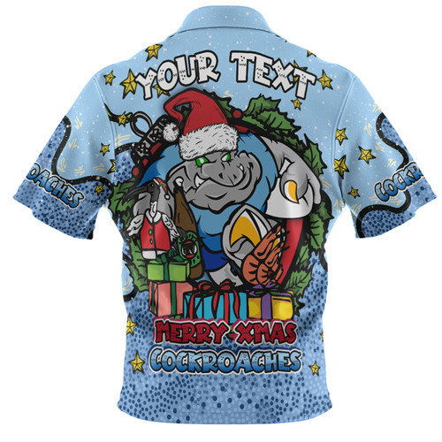 New South Wales Cockroaches Christmas Custom Hawaiian Shirt - Merry Christmas Our Beloved Team With Aboriginal Dot Art Pattern Hawaiian Shirt New South Wales Cockroaches Christmas Custom Hawaiian Shirt - Merry Christmas Our Beloved Team With Aboriginal Dot Art Pattern Hawaiian Shirt