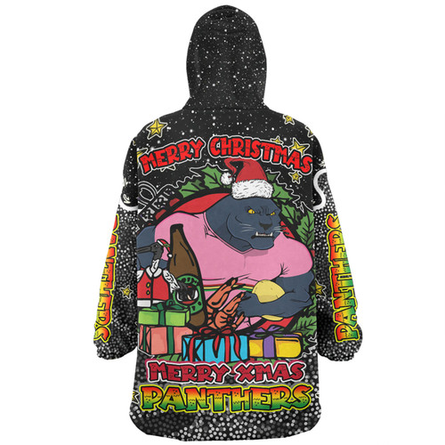 Penrith Panthers Christmas Custom Snug Hoodie - Merry Christmas Our Beloved Team With Aboriginal Dot Art Pattern Snug Hoodie Penrith Panthers Christmas Custom Snug Hoodie - Merry Christmas Our Beloved Team With Aboriginal Dot Art Pattern Snug Hoodie
