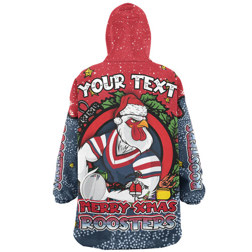 Sydney Roosters Christmas Custom Snug Hoodie - Merry Christmas Our Beloved Team With Aboriginal Dot Art Pattern Snug Hoodie Sydney Roosters Christmas Custom Snug Hoodie - Merry Christmas Our Beloved Team With Aboriginal Dot Art Pattern Snug Hoodie