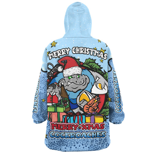 New South Wales Cockroaches Christmas Custom Snug Hoodie - Merry Christmas Our Beloved Team With Aboriginal Dot Art Pattern Snug Hoodie New South Wales Cockroaches Christmas Custom Snug Hoodie - Merry Christmas Our Beloved Team With Aboriginal Dot Art Pattern Snug Hoodie