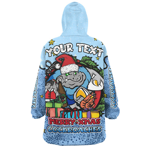 New South Wales Cockroaches Christmas Custom Snug Hoodie - Merry Christmas Our Beloved Team With Aboriginal Dot Art Pattern Snug Hoodie New South Wales Cockroaches Christmas Custom Snug Hoodie - Merry Christmas Our Beloved Team With Aboriginal Dot Art Pattern Snug Hoodie