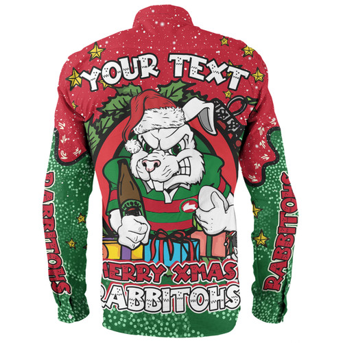 South Sydney Rabbitohs Custom Long Sleeve Shirt - Merry Christmas Our Beloved Team With Aboriginal Dot Art Pattern Long Sleeve Shirt South Sydney Rabbitohs Custom Long Sleeve Shirt - Merry Christmas Our Beloved Team With Aboriginal Dot Art Pattern Long Sleeve Shirt