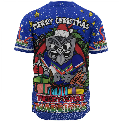 New Zealand Warriors Christmas Custom Baseball Shirt - Merry Christmas Our Beloved Team With Aboriginal Dot Art Pattern Baseball Shirt New Zealand Warriors Christmas Custom Baseball Shirt - Merry Christmas Our Beloved Team With Aboriginal Dot Art Pattern Baseball Shirt
