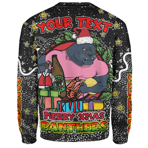 Penrith Panthers Christmas Custom Sweatshirt - Merry Christmas Our Beloved Team With Aboriginal Dot Art Pattern Sweatshirt Penrith Panthers Christmas Custom Sweatshirt - Merry Christmas Our Beloved Team With Aboriginal Dot Art Pattern Sweatshirt