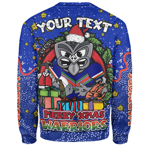New Zealand Warriors Christmas Custom Sweatshirt - Merry Christmas Our Beloved Team With Aboriginal Dot Art Pattern Sweatshirt New Zealand Warriors Christmas Custom Sweatshirt - Merry Christmas Our Beloved Team With Aboriginal Dot Art Pattern Sweatshirt