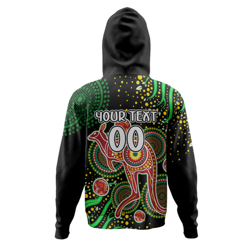 Australia Kangaroo Aboriginal Custom Hoodie - Aboriginal Plant With Kangaroo Colorful Art Hoodie Australia Kangaroo Aboriginal Custom Hoodie - Aboriginal Plant With Kangaroo Colorful Art Hoodie