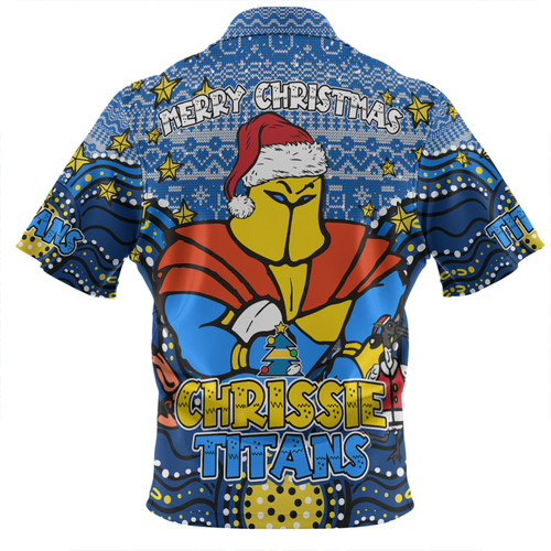 Gold Coast Titans Christmas Custom Polo Shirt - Christmas Knit Patterns Vintage Jersey Ugly Polo Shirt Gold Coast Titans Christmas Custom Polo Shirt - Christmas Knit Patterns Vintage Jersey Ugly Polo Shirt
