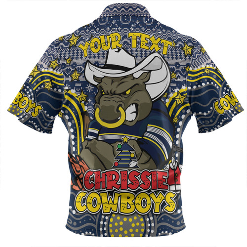 North Queensland Cowboys Christmas Custom Polo Shirt - Christmas Knit Patterns Vintage Jersey Ugly Polo Shirt North Queensland Cowboys Christmas Custom Polo Shirt - Christmas Knit Patterns Vintage Jersey Ugly Polo Shirt