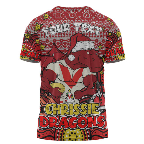 St. George Illawarra Dragons Christmas Custom T-shirt - Christmas Knit Patterns Vintage Jersey Ugly T-shirt St. George Illawarra Dragons Christmas Custom T-shirt - Christmas Knit Patterns Vintage Jersey Ugly T-shirt