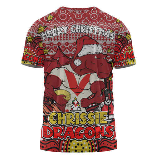 St. George Illawarra Dragons Christmas Custom T-shirt - Christmas Knit Patterns Vintage Jersey Ugly T-shirt St. George Illawarra Dragons Christmas Custom T-shirt - Christmas Knit Patterns Vintage Jersey Ugly T-shirt