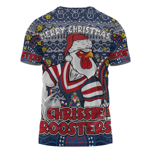 Sydney Roosters Christmas Custom T-Shirt - Christmas Knit Patterns Vintage Jersey Ugly T-Shirt Sydney Roosters Christmas Custom T-Shirt - Christmas Knit Patterns Vintage Jersey Ugly T-Shirt