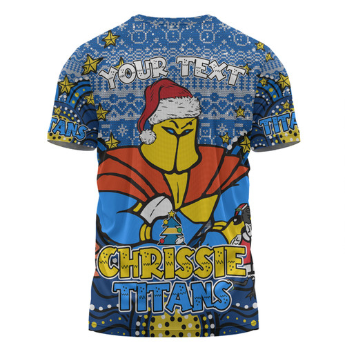 Gold Coast Titans Christmas Custom T-shirt - Christmas Knit Patterns Vintage Jersey Ugly T-shirt Gold Coast Titans Christmas Custom T-shirt - Christmas Knit Patterns Vintage Jersey Ugly T-shirt