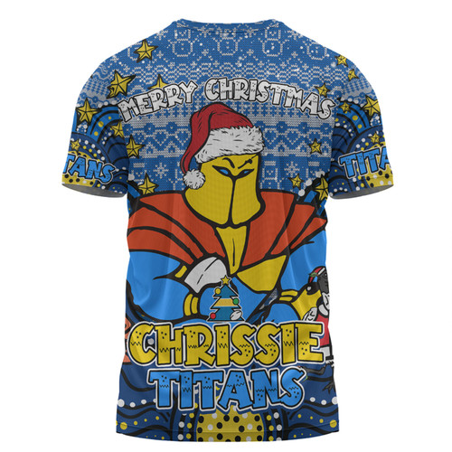 Gold Coast Titans Christmas Custom T-shirt - Christmas Knit Patterns Vintage Jersey Ugly T-shirt Gold Coast Titans Christmas Custom T-shirt - Christmas Knit Patterns Vintage Jersey Ugly T-shirt