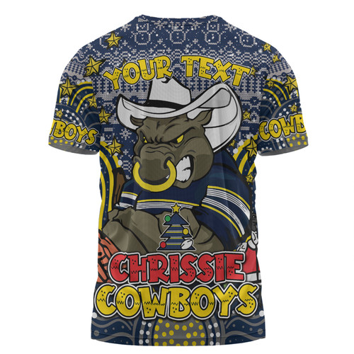 North Queensland Cowboys Christmas Custom T-shirt - Christmas Knit Patterns Vintage Jersey Ugly T-shirt North Queensland Cowboys Christmas Custom T-shirt - Christmas Knit Patterns Vintage Jersey Ugly T-shirt