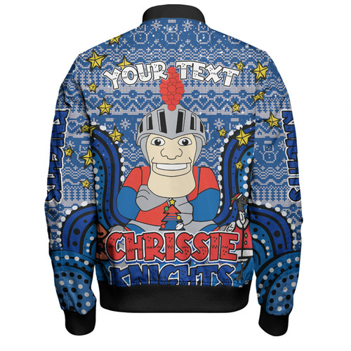 Newcastle Knights Christmas Custom Bomber Jacket - Christmas Knit Patterns Vintage Jersey Ugly Bomber Jacket Newcastle Knights Christmas Custom Bomber Jacket - Christmas Knit Patterns Vintage Jersey Ugly Bomber Jacket