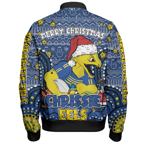 Parramatta Eels Christmas Custom Bomber Jacket - Christmas Knit Patterns Vintage Jersey Ugly Bomber Jacket Parramatta Eels Christmas Custom Bomber Jacket - Christmas Knit Patterns Vintage Jersey Ugly Bomber Jacket