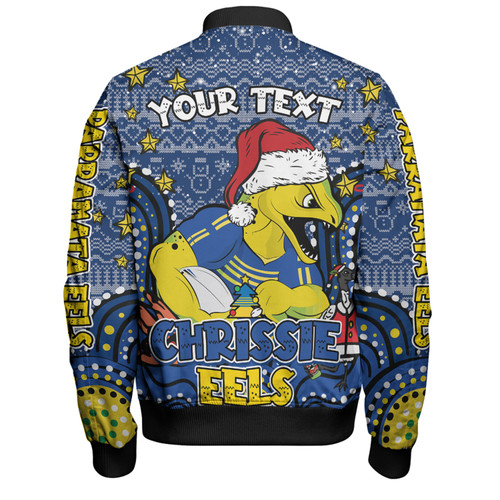 Parramatta Eels Christmas Custom Bomber Jacket - Christmas Knit Patterns Vintage Jersey Ugly Bomber Jacket Parramatta Eels Christmas Custom Bomber Jacket - Christmas Knit Patterns Vintage Jersey Ugly Bomber Jacket