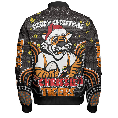Wests Tigers Christmas Custom Bomber Jacket - Christmas Knit Patterns Vintage Jersey Ugly Bomber Jacket Wests Tigers Christmas Custom Bomber Jacket - Christmas Knit Patterns Vintage Jersey Ugly Bomber Jacket
