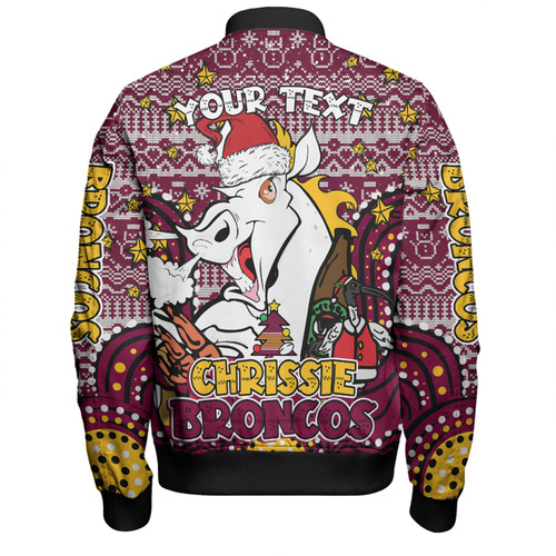 Brisbane Broncos Christmas Custom Bomber Jacket - Christmas Knit Patterns Vintage Jersey Ugly Bomber Jacket Brisbane Broncos Christmas Custom Bomber Jacket - Christmas Knit Patterns Vintage Jersey Ugly Bomber Jacket