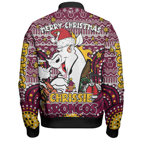 Brisbane Broncos Christmas Custom Bomber Jacket - Christmas Knit Patterns Vintage Jersey Ugly Bomber Jacket Brisbane Broncos Christmas Custom Bomber Jacket - Christmas Knit Patterns Vintage Jersey Ugly Bomber Jacket