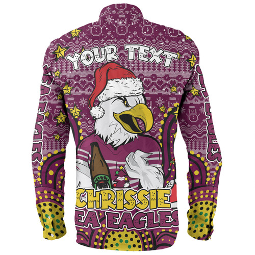 Manly Warringah Sea Eagles Christmas Custom Long Sleeve Shirt - Christmas Knit Patterns Vintage Jersey Ugly Long Sleeve Shirt Manly Warringah Sea Eagles Christmas Custom Long Sleeve Shirt - Christmas Knit Patterns Vintage Jersey Ugly Long Sleeve Shirt