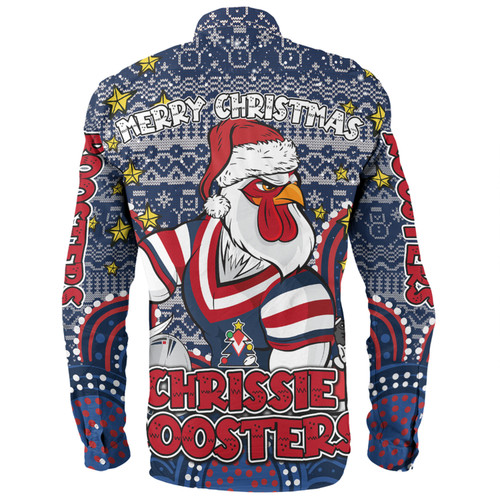Sydney Roosters Christmas Custom Long Sleeve Shirt - Christmas Knit Patterns Vintage Jersey Ugly Long Sleeve Shirt Sydney Roosters Christmas Custom Long Sleeve Shirt - Christmas Knit Patterns Vintage Jersey Ugly Long Sleeve Shirt