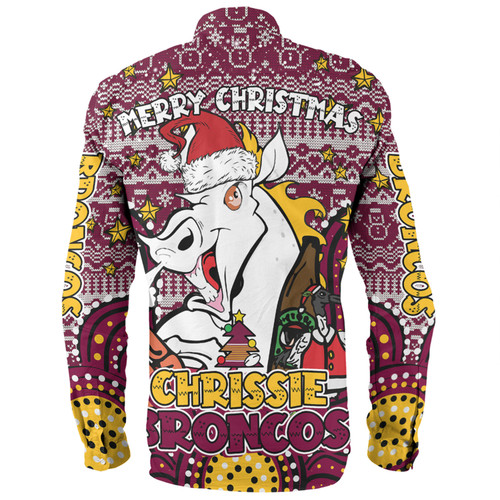 Brisbane Broncos Christmas Custom Long Sleeve Shirt - Christmas Knit Patterns Vintage Jersey Ugly Long Sleeve Shirt Brisbane Broncos Christmas Custom Long Sleeve Shirt - Christmas Knit Patterns Vintage Jersey Ugly Long Sleeve Shirt