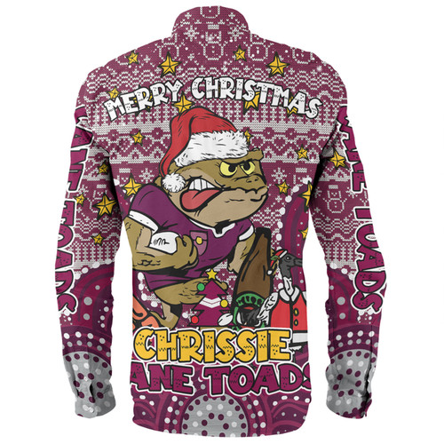 Queensland Cane Toads Christmas Custom Long Sleeve Shirt - Christmas Knit Patterns Vintage Jersey Ugly Long Sleeve Shirt Queensland Cane Toads Christmas Custom Long Sleeve Shirt - Christmas Knit Patterns Vintage Jersey Ugly Long Sleeve Shirt