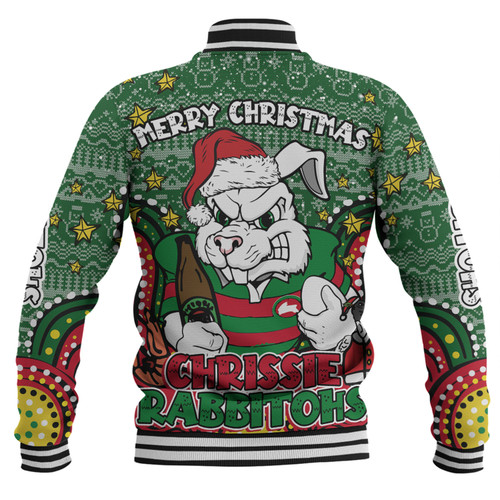 South Sydney Rabbitohs Custom Baseball Jacket - Christmas Knit Patterns Vintage Jersey Ugly Baseball Jacket South Sydney Rabbitohs Custom Baseball Jacket - Christmas Knit Patterns Vintage Jersey Ugly Baseball Jacket