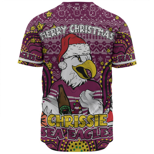 Manly Warringah Sea Eagles Christmas Custom Baseball Shirt - Christmas Knit Patterns Vintage Jersey Ugly Baseball Shirt Manly Warringah Sea Eagles Christmas Custom Baseball Shirt - Christmas Knit Patterns Vintage Jersey Ugly Baseball Shirt