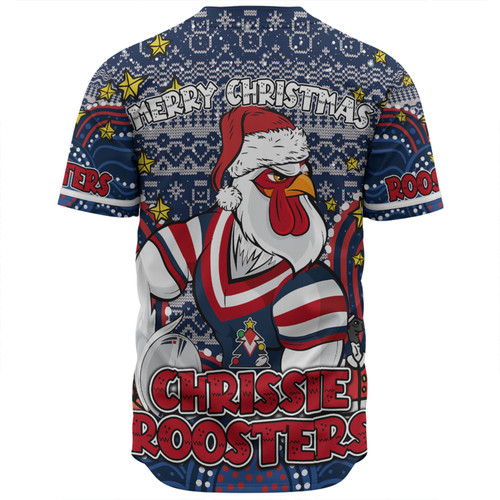 Sydney Roosters Christmas Custom Baseball Shirt - Christmas Knit Patterns Vintage Jersey Ugly Baseball Shirt Sydney Roosters Christmas Custom Baseball Shirt - Christmas Knit Patterns Vintage Jersey Ugly Baseball Shirt