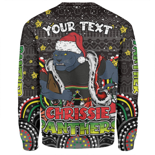 Penrith Panthers Christmas Custom Sweatshirt - Christmas Knit Patterns Vintage Jersey Ugly Sweatshirt Penrith Panthers Christmas Custom Sweatshirt - Christmas Knit Patterns Vintage Jersey Ugly Sweatshirt
