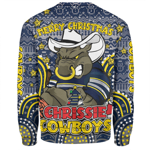 North Queensland Cowboys Christmas Custom Sweatshirt - Christmas Knit Patterns Vintage Jersey Ugly Sweatshirt North Queensland Cowboys Christmas Custom Sweatshirt - Christmas Knit Patterns Vintage Jersey Ugly Sweatshirt