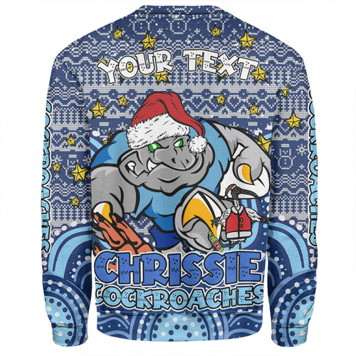 New South Wales Cockroaches Christmas Custom Sweatshirt - Christmas Knit Patterns Vintage Jersey Ugly Sweatshirt New South Wales Cockroaches Christmas Custom Sweatshirt - Christmas Knit Patterns Vintage Jersey Ugly Sweatshirt