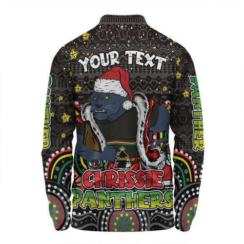 Penrith Panthers Christmas Custom Long Sleeve Polo Shirt - Christmas Knit Patterns Vintage Jersey Ugly Long Sleeve Polo Shirt Penrith Panthers Christmas Custom Long Sleeve Polo Shirt - Christmas Knit Patterns Vintage Jersey Ugly Long Sleeve Polo Shirt