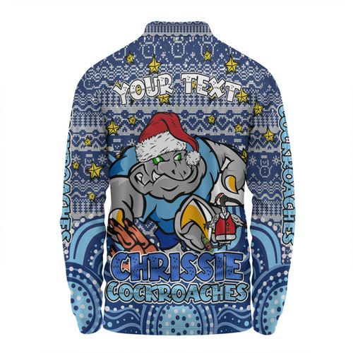 New South Wales Cockroaches Christmas Custom Long Sleeve Polo Shirt - Christmas Knit Patterns Vintage Jersey Ugly Long Sleeve Polo Shirt New South Wales Cockroaches Christmas Custom Long Sleeve Polo Shirt - Christmas Knit Patterns Vintage Jersey Ugly Long Sleeve Polo Shirt