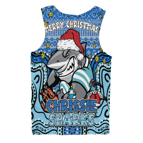 Cronulla-Sutherland Sharks Christmas Custom Men Singlet - Christmas Knit Patterns Vintage Jersey Ugly Men Singlet Cronulla-Sutherland Sharks Christmas Custom Men Singlet - Christmas Knit Patterns Vintage Jersey Ugly Men Singlet