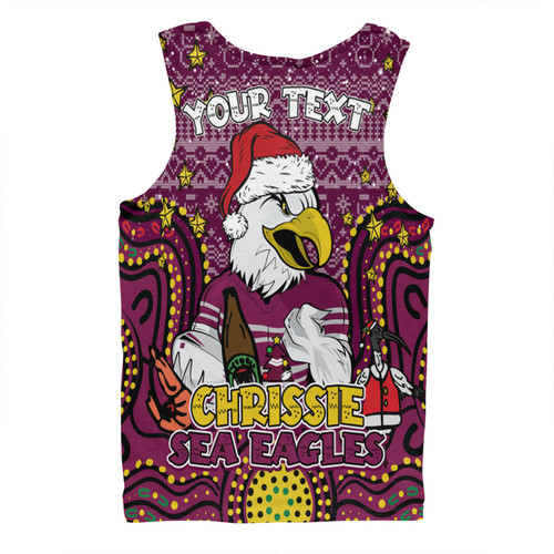 Manly Warringah Sea Eagles Christmas Custom Men Singlet - Christmas Knit Patterns Vintage Jersey Ugly Men Singlet Manly Warringah Sea Eagles Christmas Custom Men Singlet - Christmas Knit Patterns Vintage Jersey Ugly Men Singlet