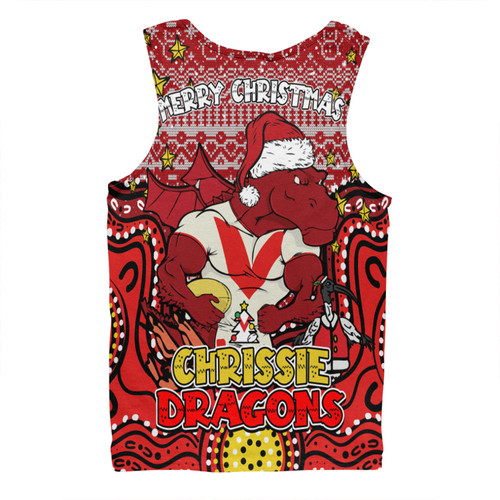 St. George Illawarra Dragons Christmas Custom Men Singlet - Christmas Knit Patterns Vintage Jersey Ugly Men Singlet St. George Illawarra Dragons Christmas Custom Men Singlet - Christmas Knit Patterns Vintage Jersey Ugly Men Singlet